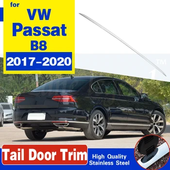 

Fit For VW PASSAT B8 2017 2018 2019 2020 Rear Trunk Boot Tailgate Door Tail Gate Cover Trim Molding Lid Bezel Garnish Strip