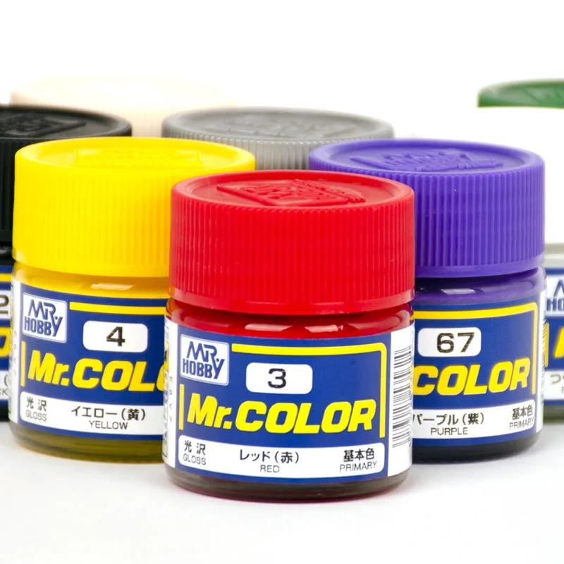 10ML C49-C73 Mr Color Hobby Oily Nitro Paint Pigment DIY Military Tank  Plane Soldier Model Handicrafts Coloring Building Tool