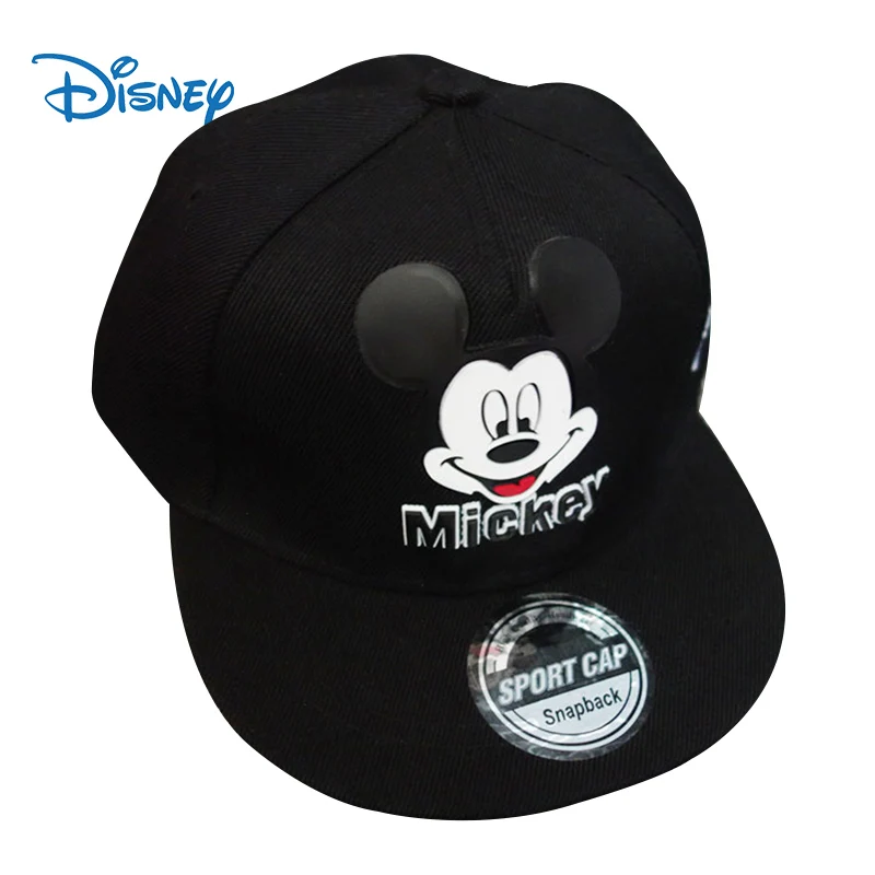 

Disney Cartoon Mickey Children Hat Kids Boys Girls Baseball Cap Adjustable Straight Brim Hip Hop Hat Casual Hat 3-8 Years Old