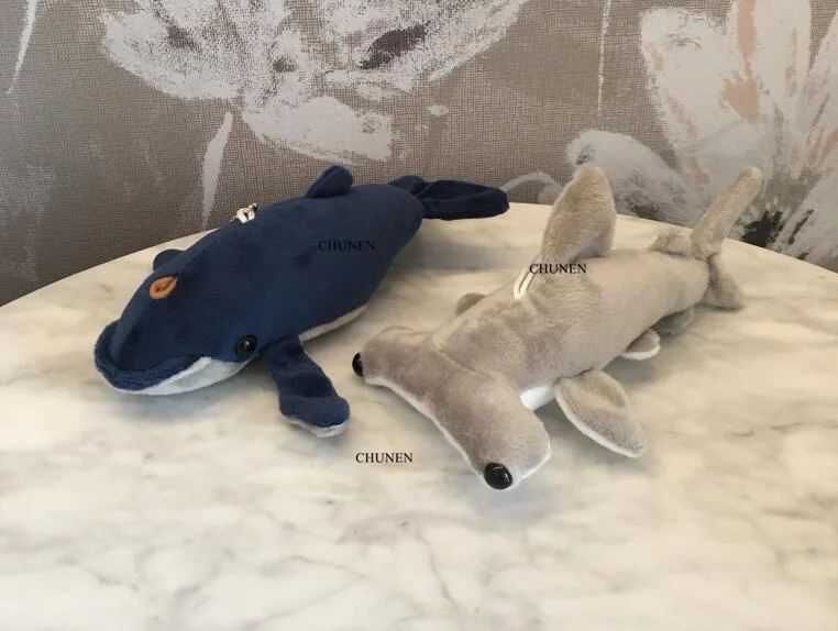 Милая игрушка в виде акулы, океанское животное, мягкие плюшевые игрушки, приблизительно 5-21 см, плюшевая кукла в виде животного с брелоком