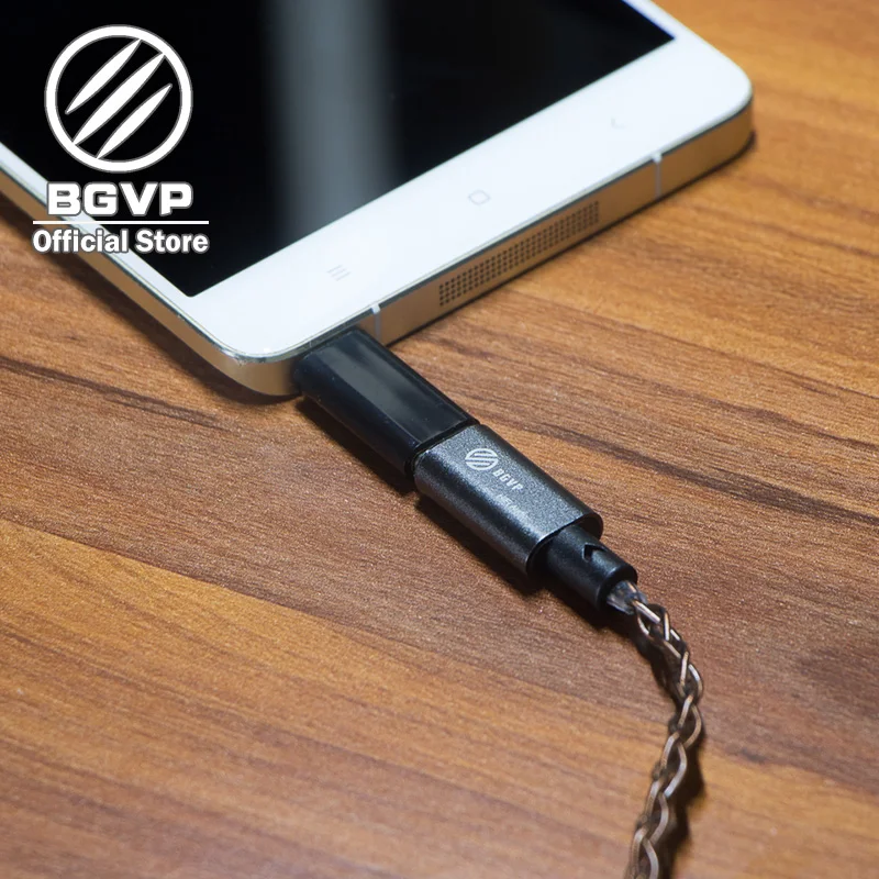 BGVP T01 USB DAC Hi-Fi аудиоусилитель type-c MicroUSB с адаптером, совместимым с сотовый телефон ПК Windows OS