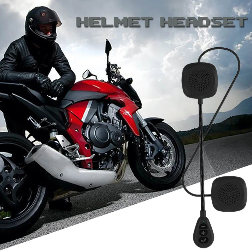 

VR Robot 2019 New Moto Helmet Headset Microphone Bluetooth V5.0 Handsfree Stereo Headphone For Motorcycle Motobike riding