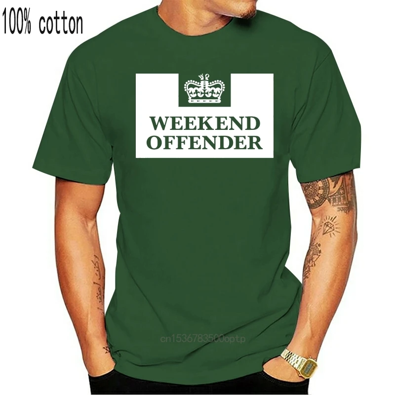 WEEKEND OFFENDER PRISON T SHIRT MENS SIZES M L XL XXL XXXL GREY FOOTBALL CASUAL red t shirt Tees