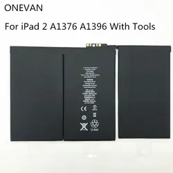 ONEVAN подлинный A1376 Аккумулятор для iPad 2 A1395 A1396 A1397 6500 мАч сменный планшет аккумулятор с инструментами