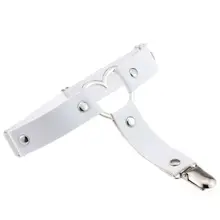 Women PU Leather Punk Body Harness Garter Belt Ring Strap Waist Leg Suspender