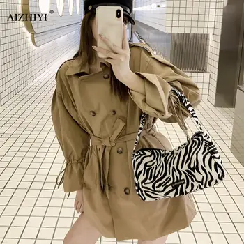 

Vintage Zebra Leopard Pattern Handbag Totes Women Retro Travel Street Underarm Shoulder Bags Clutches Purse
