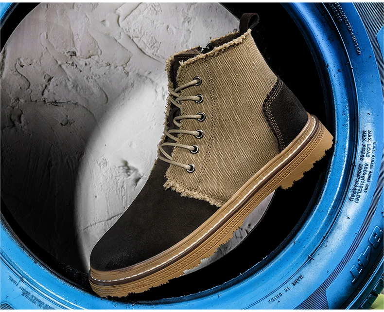 Inverno inverno tênis boty cowboy masculino para