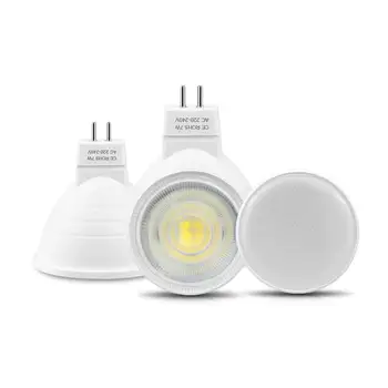 

10PCS MR16 220V LED Bulb white /warm white LED Lamp Aluminum PCB spotlight Down light Night lampara for home indoor decoration