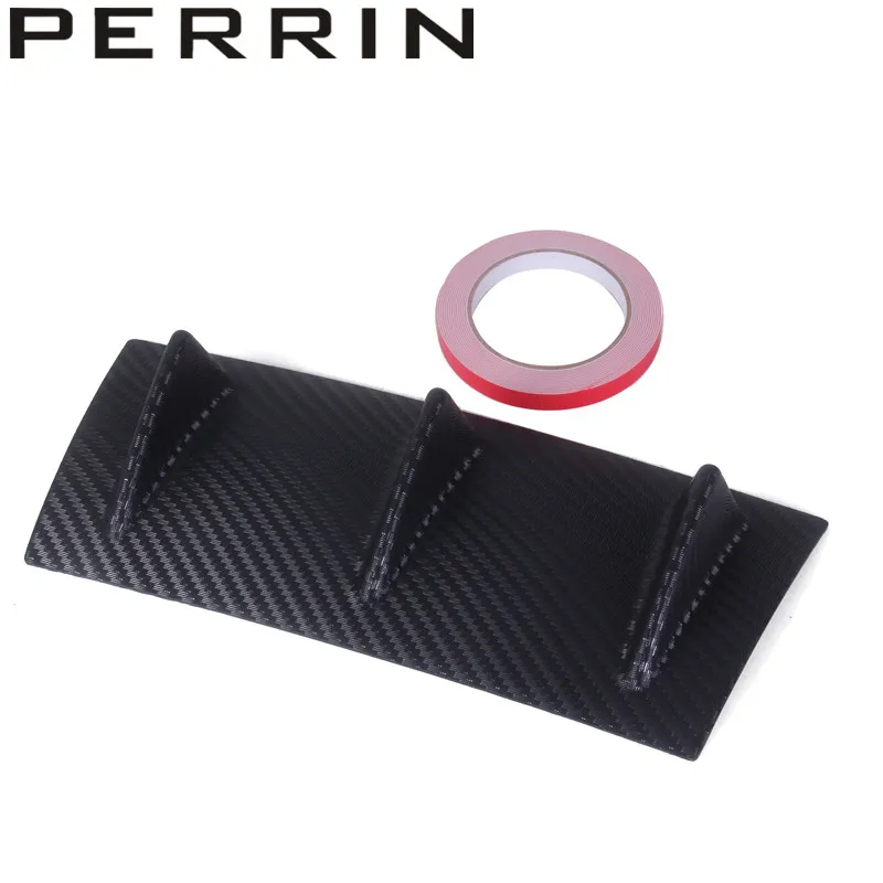 Универсальный черный Задний бампер для губ из АБС пластика диффузор спойлер 3/5