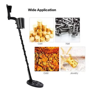 

Professional Metal Detector Underground Treasure Detector High Sensitivity Metal Finder Treasure Seeking Tool with LCD Display