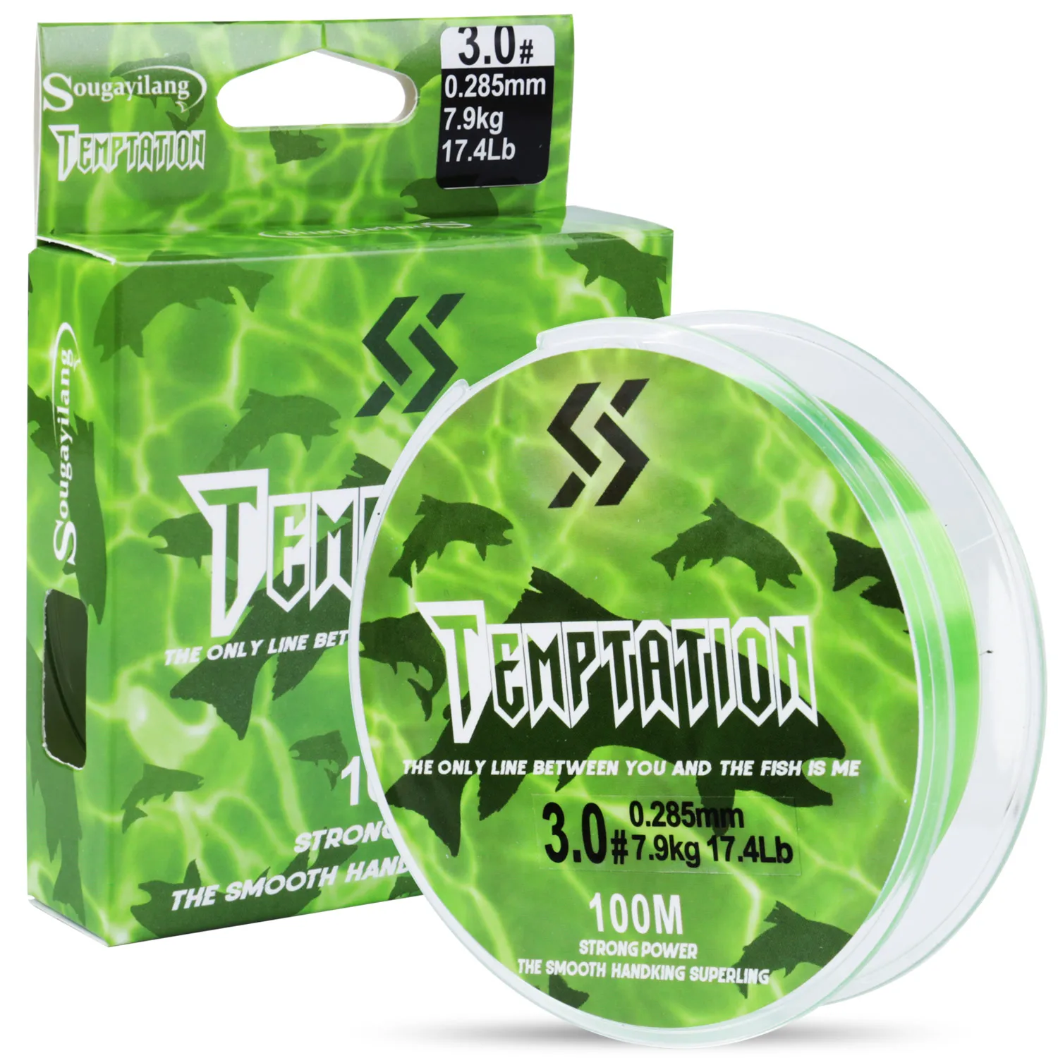 

Sougayilang 100M Monofilament Line Super Strong Nylon Fishing Line Leader Line Sinking Line Carp Fishing Accessories Freshwater