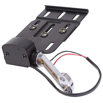 

Motorcycle Telescopic Led Light Side Mount License Plate Holder for Dyna Sportster 883 1200 Xl 07-16
