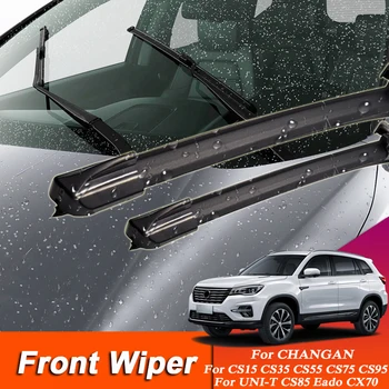 

2pcs Car Wiper Blade Windscreen Wipers For CHANGAN CX70 CS35 CS55 CS95 Eado XT DT ET CS15 Rubber Auto Wiper External Accessory