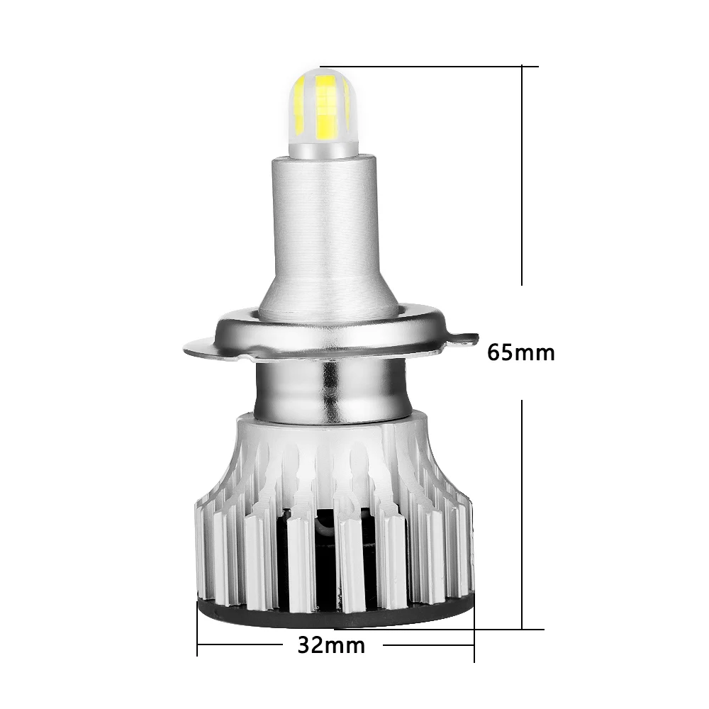 2 шт. H1 H7 H8 H9 H11 светодиодный светильник автомобилей головной светильник лампы HB3 9005 HB4 9006 3D светодиодный Canbus 360 градусов 6000 К 18000LM авто светильник 12V