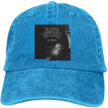 

TSDFCLuke Combs Tour Men's and Women's Retro Cowboy Hat Adjustable Cowboy Hat Baseball Cap Blue