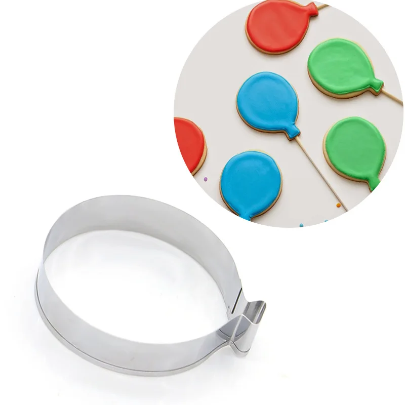 

Cake Baking Mold Balloon Box Cookie Mold Stainless Steel Material Factory Direct
