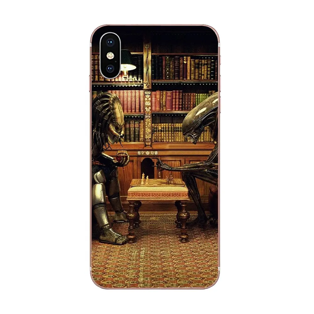 Чехлы Alien Vs Predator из ТПУ для iPhone SE2020 11 Plus Pro X XS Max XR 8 7 6S SE 4S 5 5C 5S|Бамперы| |
