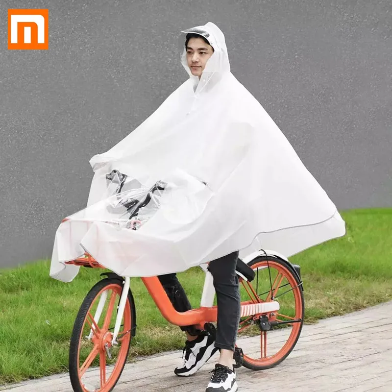 

Xiaomi Qualitell EVA Raincoat Outdoor Riding Travel Poncho Transparent Environmental Waterproof Rain Coat