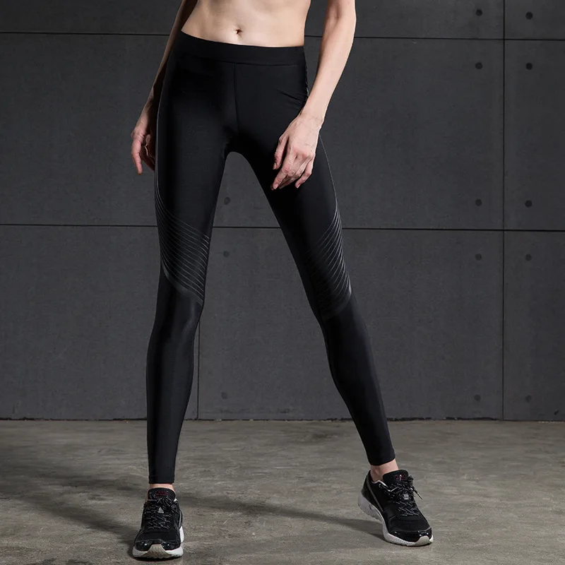 

Female Yoga Pants Seven-length Sports Outdoors Tracksuits Tights Fitness Quick-Drying Compression Pants Sportswear A814
