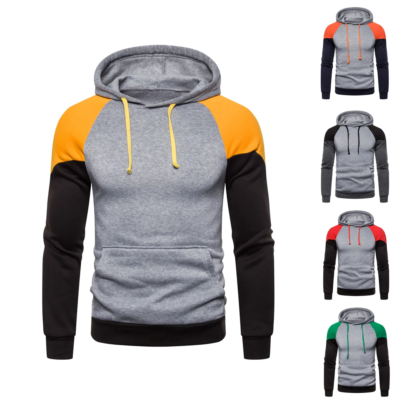 

2020 Spring Autumn New Sweater Men's Hoodies Sweatshirts Pullover for Male Hoody Sweatshirt Longsleeved Casual Sweater Loose Top