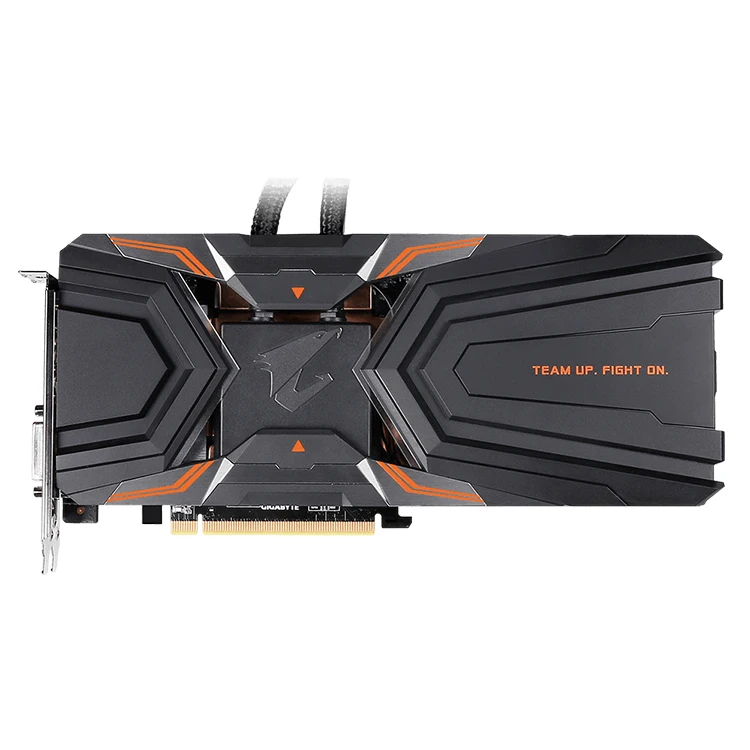 NVIDIA GIGABYTE AORUS GeForce GTX 1080 Ti Waterforce Xtreme Edition 11G Used Graphics Card with GDDR5X Memory Support 2-way SLI
