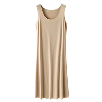 

Women Modal Cotton Nightdress Female Summer Night Wear Dress Sleeveless Sling Vest Nightshirt Women Nightgowns XL-5XL Plus Size