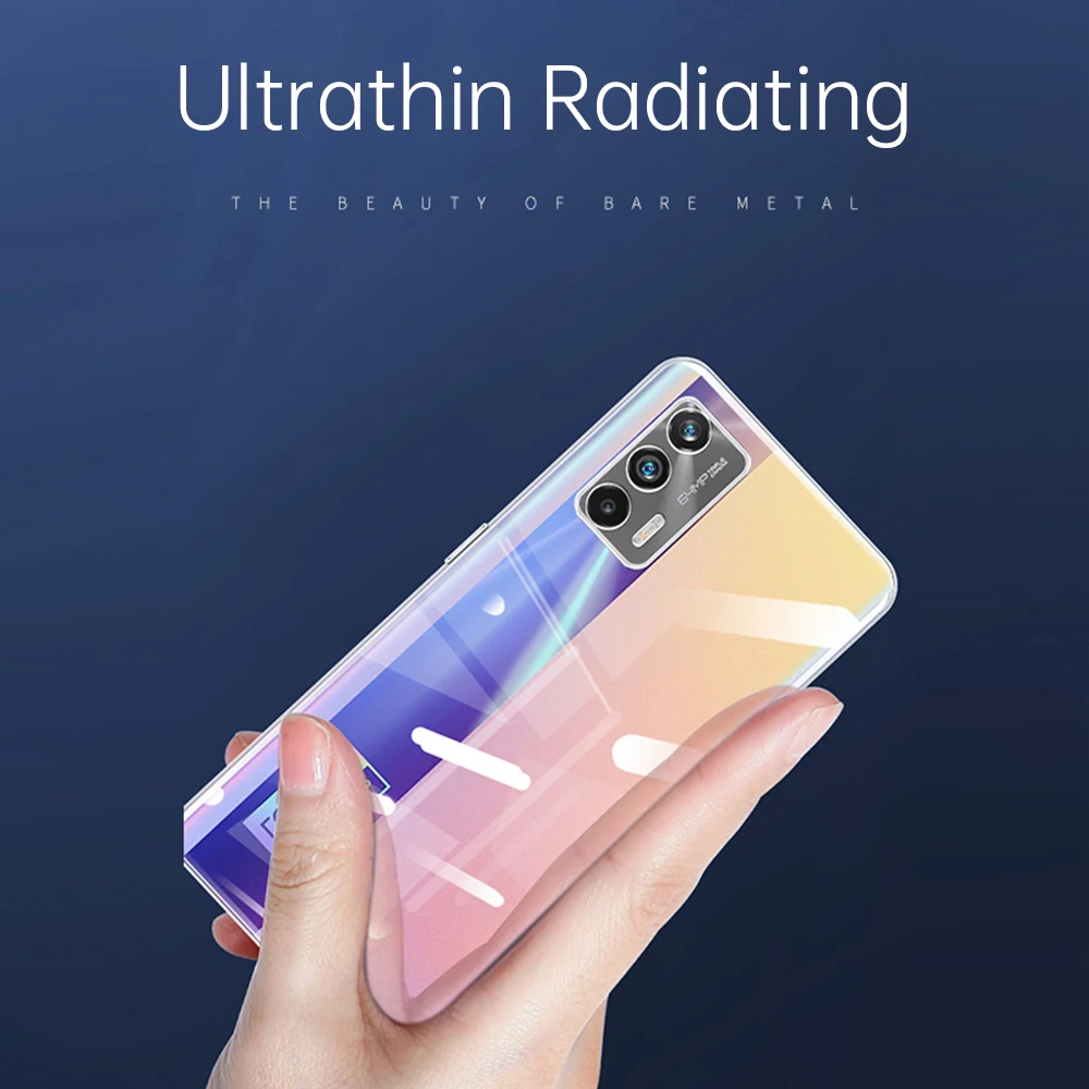 Premium Transparent Ultrathin Soft TPU Phone Case with Camera Lens Protection