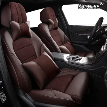 

KADULEE Custom Cloth car seat covers For Mercedes-Benz Viano GLK GLA GL CLA CLS CLK SLK GLE GLS GLC Vito auto seat covers