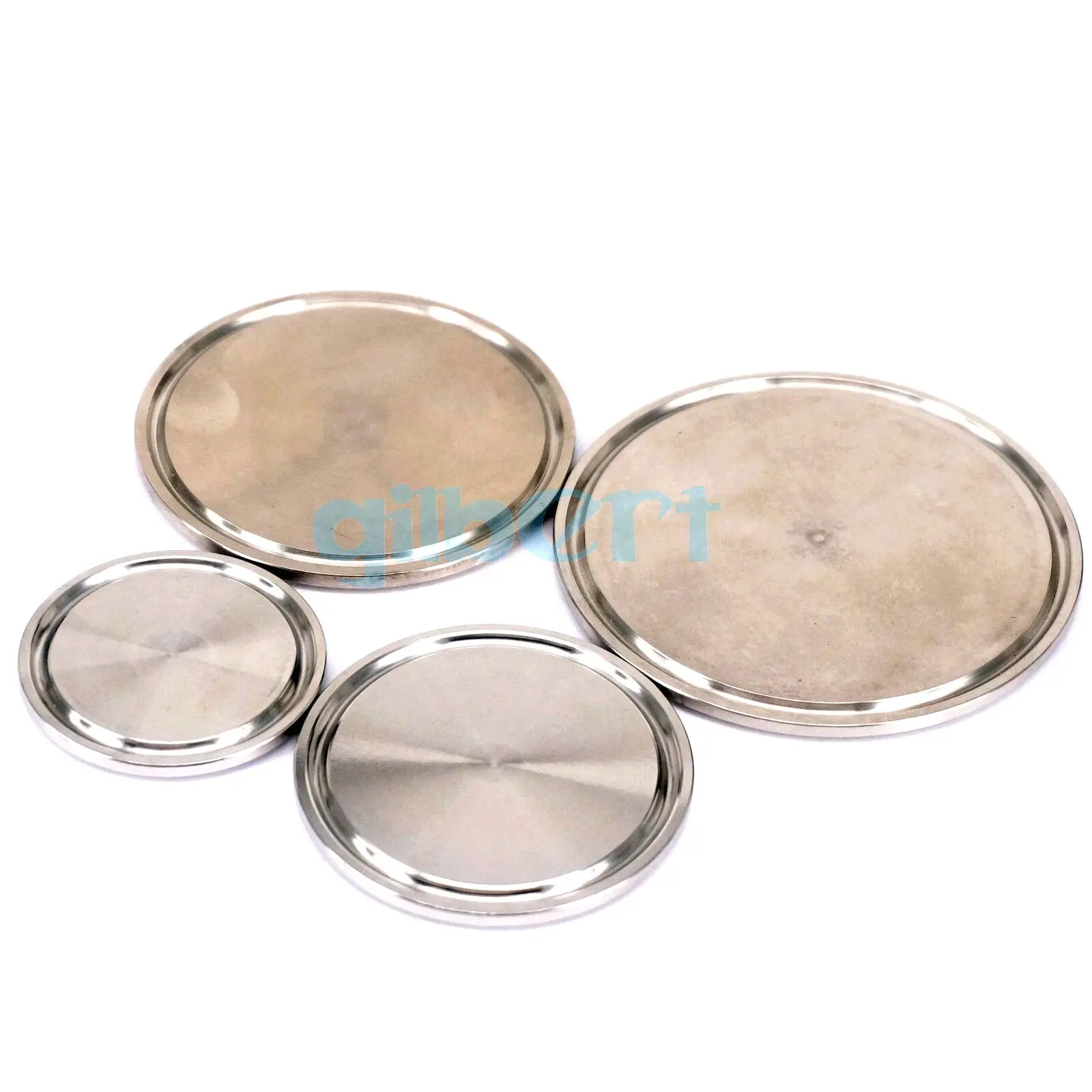 Tri Clamp 1/2 1.5 2 2.5 3 3.5 4 Ferrule O/D 25-219mm 304 Stainless Steel Sanitary End Cap Fitting for Homebrew
