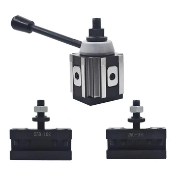 

for AXA Piston Quick Change Tool Post and Tool Holder for Lathe 6-12 inch 250-100 Set