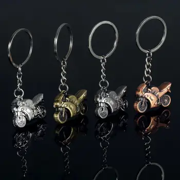 

10pcs/lot Free Shipping Zinc Alloy Bag Pendant Creative Heavy Motorcycle Key Ring Key Chain Gift Handbag Car Accessories