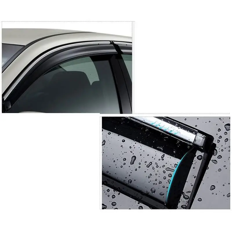 Дождевые окна козырек для Volkswagen Golf 7 Golf-sportsvan Gran Passat Sagitar Bora C-trek Santana Tiguan L Lamando Lavida Magotan