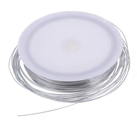 Silver Thin Iron Wire for Hobby Model Making Crafts Soft Wire Coil 40m Length 1