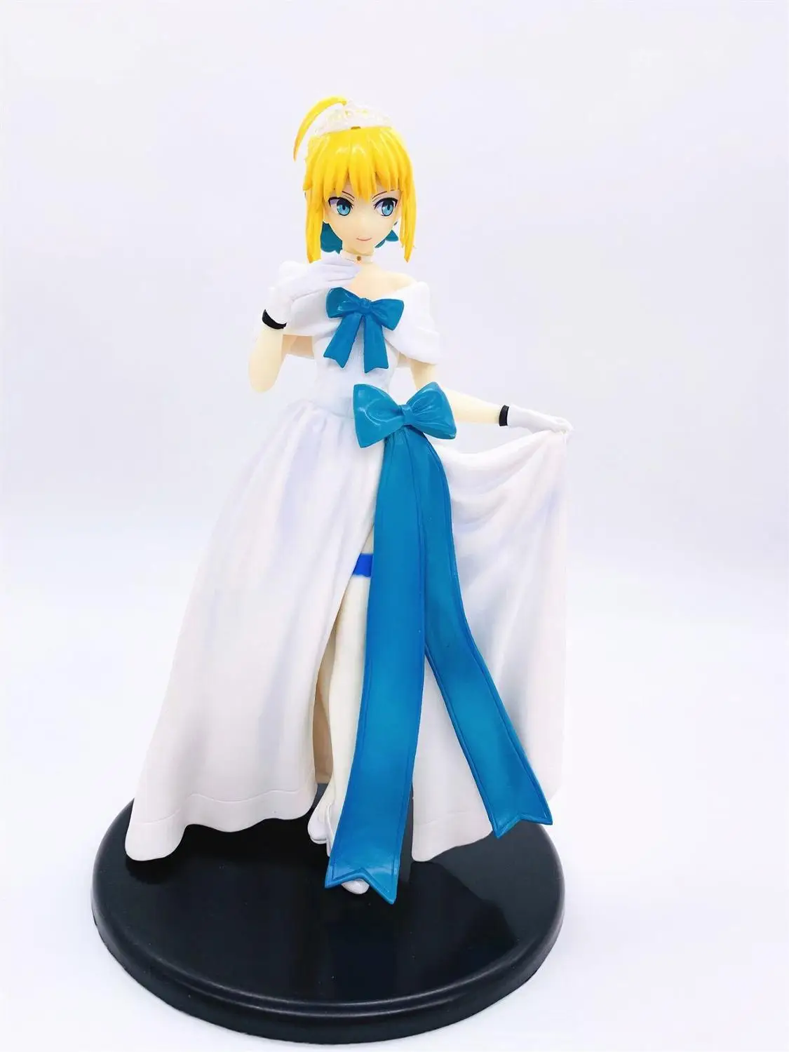 Аниме 24 см Fate/Grand Order SABER Arutoria Pendoragon Ling платье ПВХ фигурка Коллекция Модель игрушки