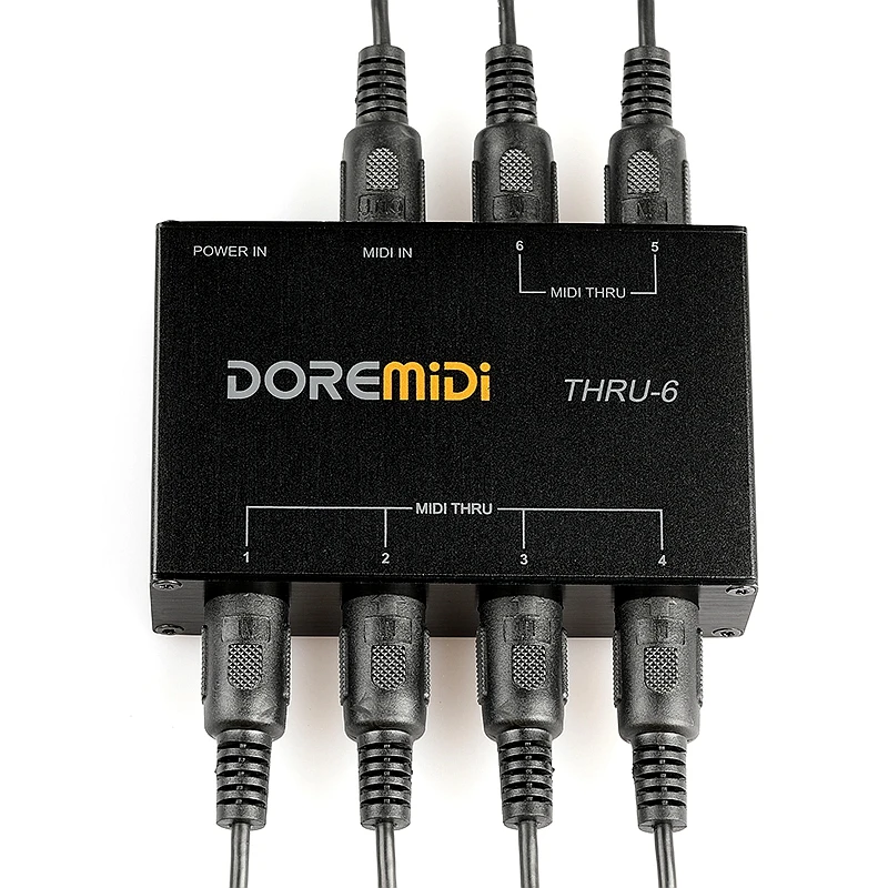 Através do Controlador de Caixa Através de 6 Doremidi Midi Entrada Saída Padrão Cinco Pinos Interface 1 6 - Image 4