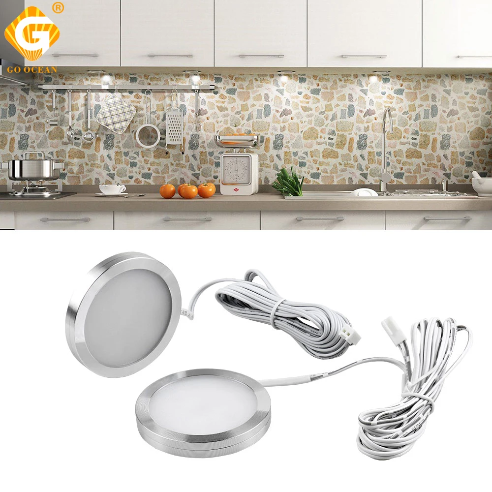 GO OCEAN LED Под шкафом Шкаф Light 2.5W 12V / DC Алюминиевый светодиодный экран Освещение для