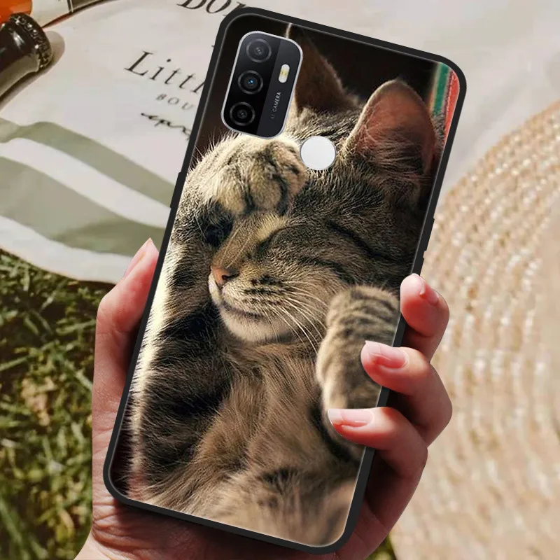mobile pouch for running For Blackview A70 Case Cat Wolf Painted Soft Silicone Phone Cases for Blackview A70 Pro 6.517" Back Cover  For BlackviewA70 A 70 mobile pouch for running Cases & Covers