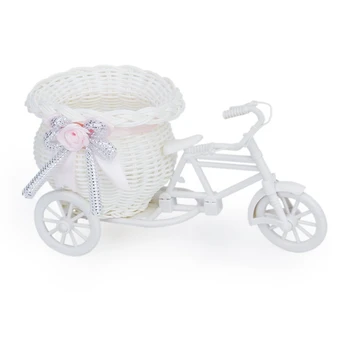 

Handmade Tricycle/Bike Shape Flower Basket for Flower Storage/Arrangement