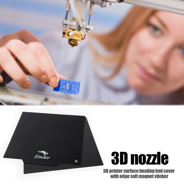 Creality 3d – Plaque Magnétique Flexible Pour Imprimante 3d, Base  Chauffante Fdm Ender-3 Cr-20 - Pièces Détachées - AliExpress