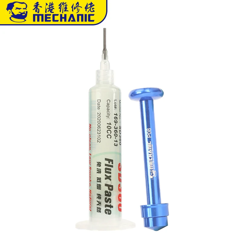 

Mechanic 10CC Soldering Paste Flux PCB BGA SMD SMT No-clean Transparent Welding Flux Solder Paste With Booster