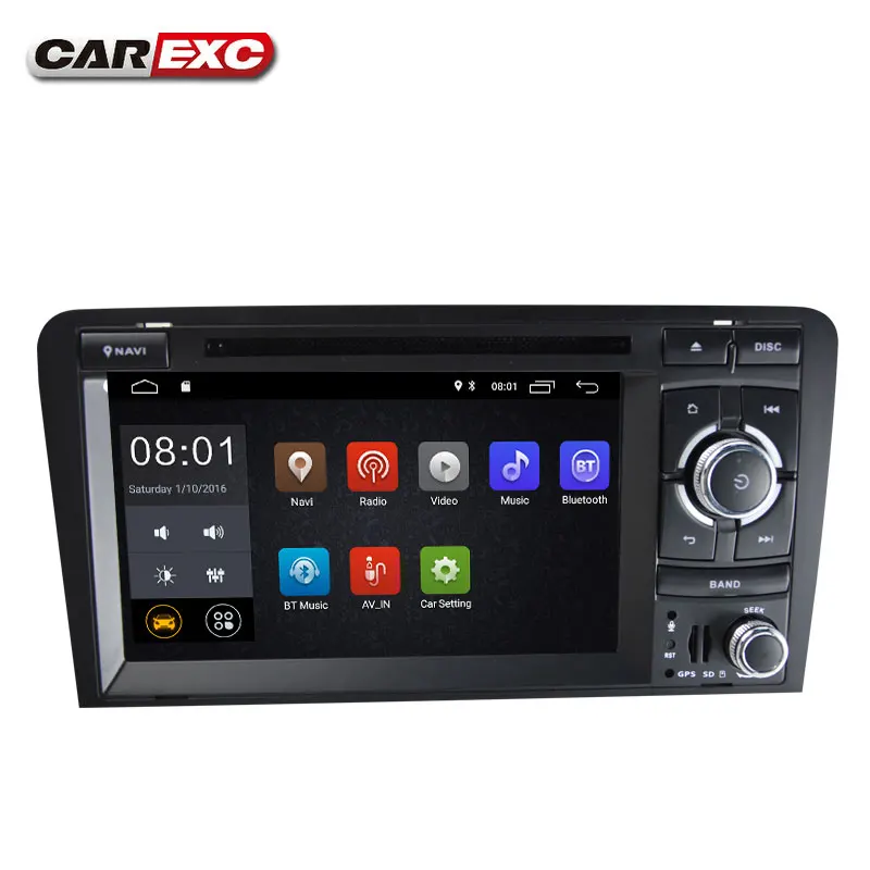 Discount Android 9.0  CAR DVD Player For Audi A3/S3(2003-2013)  GPS  Radio Navigation Multimedia Audio FM AM Radio Built in CarPlay  DAB+ 1