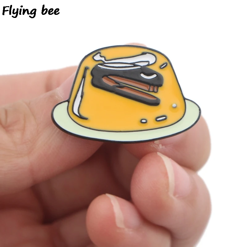 20 шт./лот Flyingbee офисный степлер в Jello Pin Брошь и значок с эмалью броши значок для друзей женщин мужчин X0426