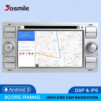 

IPS DSP 8 Core 4G 64G 2 din Android 9 Car Radio Multimedia For Ford Focus 2 3 mk2 Mondeo 4 Kuga Fiesta Transit Connect S-MAXC-MA
