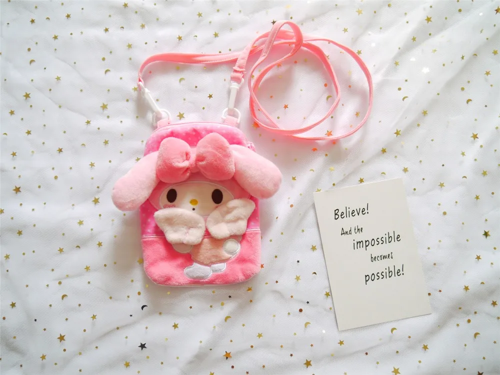 Kawaii собака кошка плюшевая сумка через плечо мягкий мультфильм игрушечные животные сумки на плечо кукла детский дорожный костюм украшение подарок