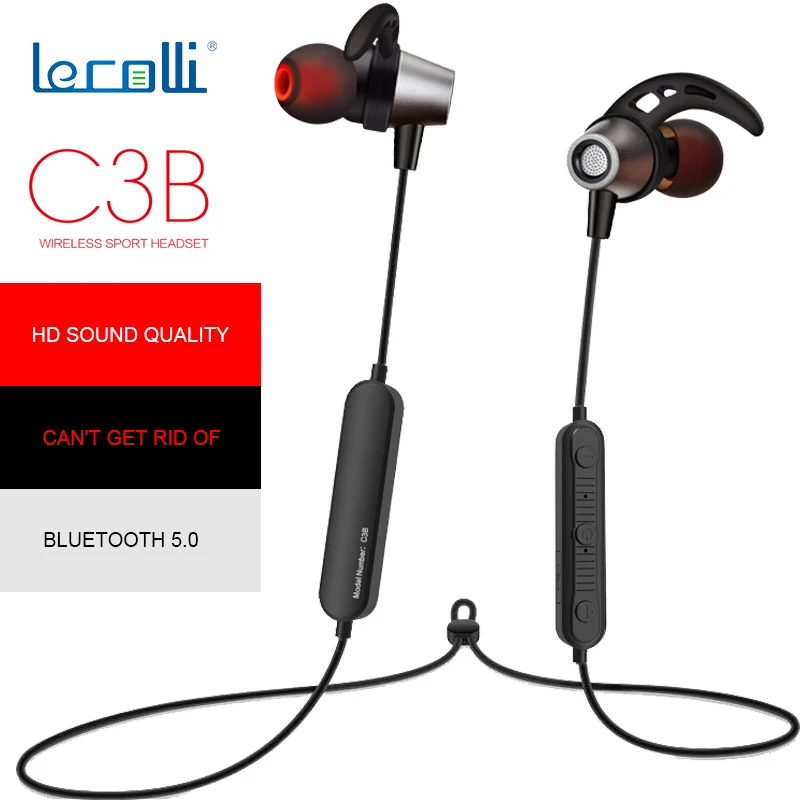 Bluetooth 5,0, профессиональные стерео наушники, наушники с сабвуфером, стерео беспроводные магнитные наушники-вкладыши, спортивные наушники