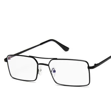 Модная оправа для очков, модные уличные плоские зеркальные трендовые новые двойные металлические очки