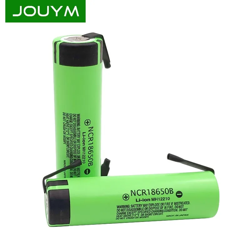 Аккумулятор JOUYM NCR18650B литий ионный 18650 в 3 7 мАч|Перезаряжаемые батареи| |