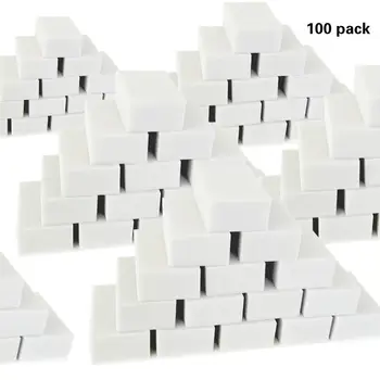

100*60*20mm White Dish Cleaning Nano Melamine Sponge Magic Sponge Eraser For Kitchen Office Bathroom Clean Accessory 100pcs