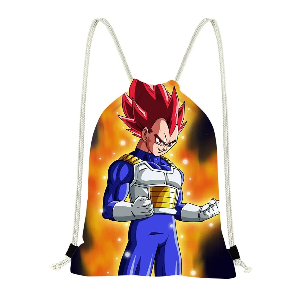 ELVISWORDS Сон Гоку печатных Shool шнурок обувь мешок Dragon Ball сумка подарок для подросткового футбола сумка для хранения настроить логотип мешок - Цвет: HMA314Z3