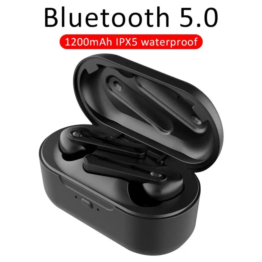 

Binaural HD Call Bluetooth Wireless Headset DSP Dual Channel Noise Cancelling Music Earphone IPX5 Waterproof Portable Earbuds